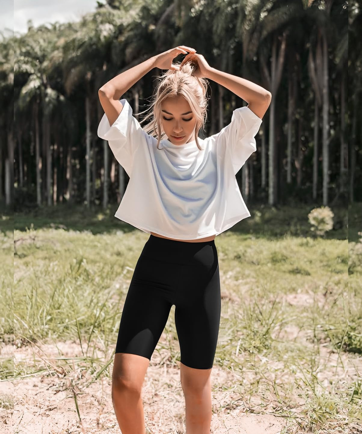 3 Pack Women'S Active Shorts - 3”/5”/8”High Waist Tummy Control No See -Through for Cycling Jogging Gym Workouts